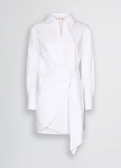 Vestito chemisier in popeline