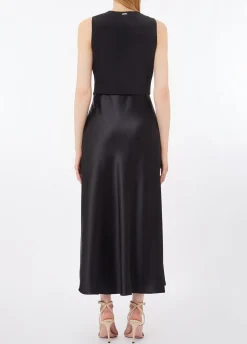 Vestito lungo con gilet