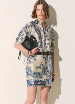 Abito con stampa foulard