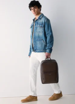 Zaino da uomo in pelle